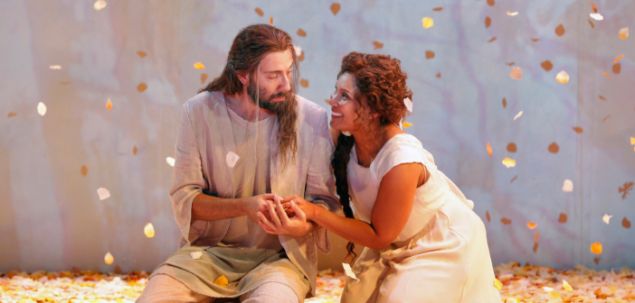 Matthew Boehler (bass) and Talise Trevigne (soprano), Iris, Bard SummerScape, Photo: Cory Weaver