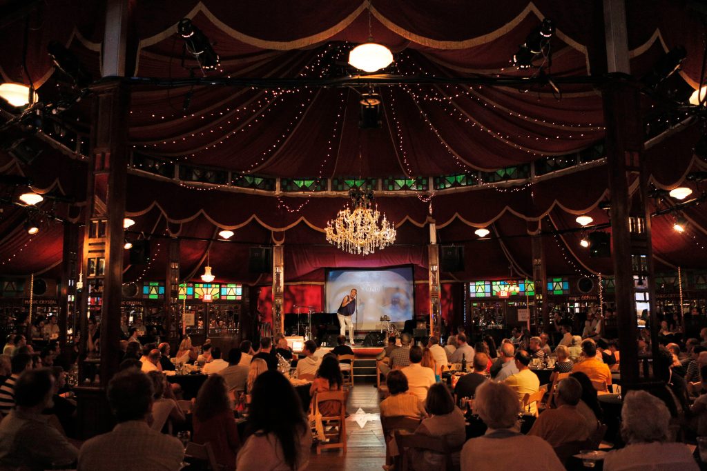 Mx. Justin Vivian Bond performs at the Bard SummerScape Spiegeltent, Photo: Cory Weaver