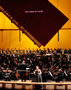 The Turandot Project, Melody Moore (soprano), James Bagwell (choral director), American Symphony Orchestra, conducted by Leon Botstein, Photo: Cory Weaver