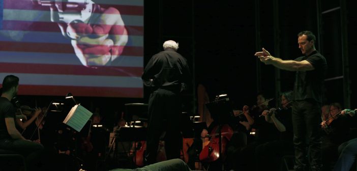 The orchestra plays an integral part in Austin Opera's semi-staged production of The Manchurian Candidate