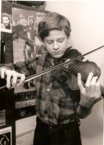 James Ehnes as a young boy