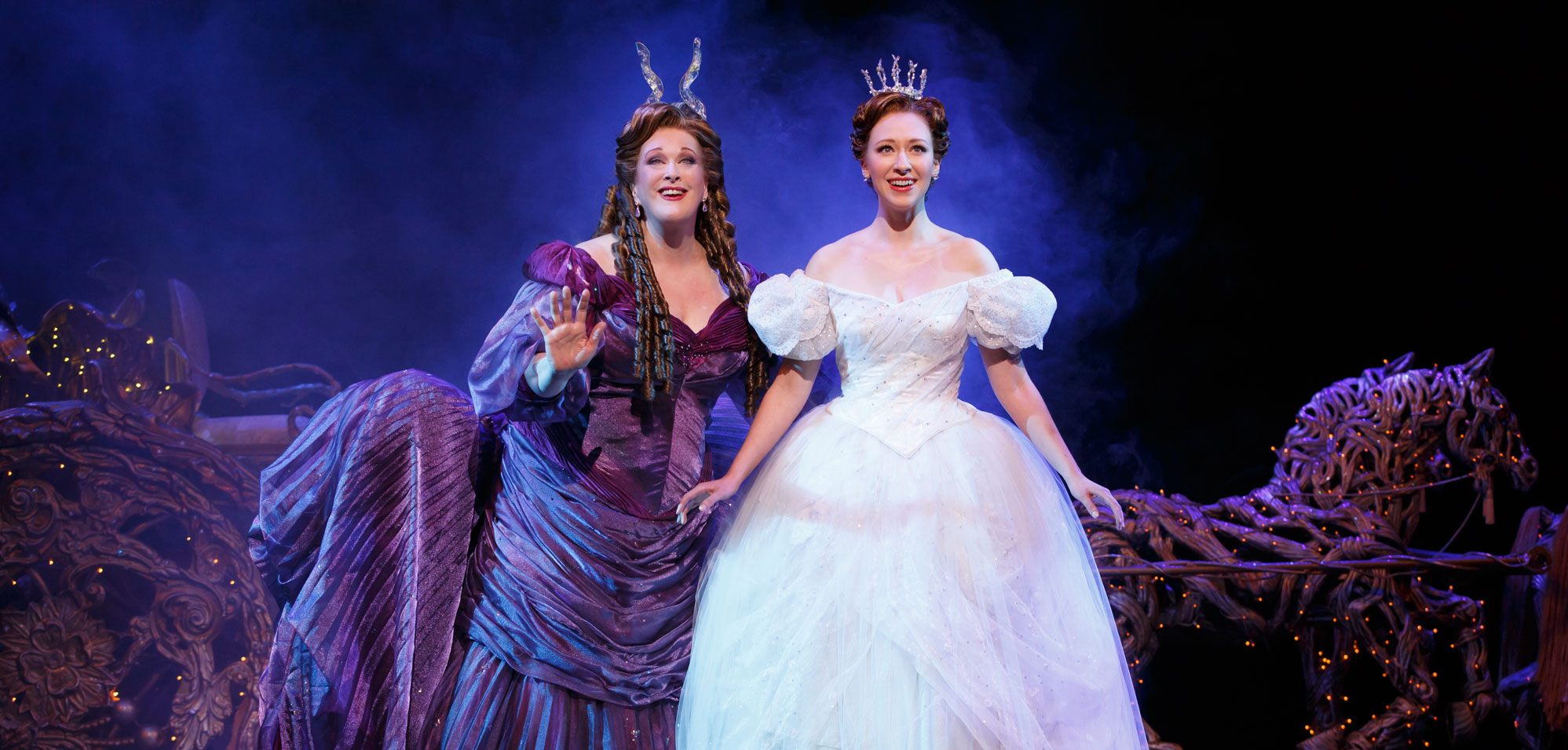 Liz McCartney and Kaitlyn Davidson from the Rodgers Hammerstein’s Cinderella tour, Photo: Carol Rosegg