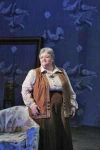 Stephanie Blythe as Gertrude Stein in Opera Theatre of Saint Louis’ 2014 production of “27.” Photo by Ken Howard.