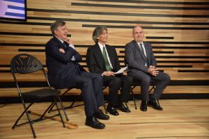 Lucien Bouchard, Kent Nagano et Miville Boudreault Photo: Nicole Yeba