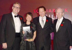 Scotiabank's John Doig, Madeleine Thien, Lawrence Hill, Jack Rabinovitch