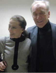 Rodion Shchedrin with wife Maya Plisetskaya (1925-2015), in 2009.