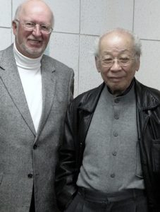 Paul Robinson with Maestro Huang Feili (Beijing, 2009)