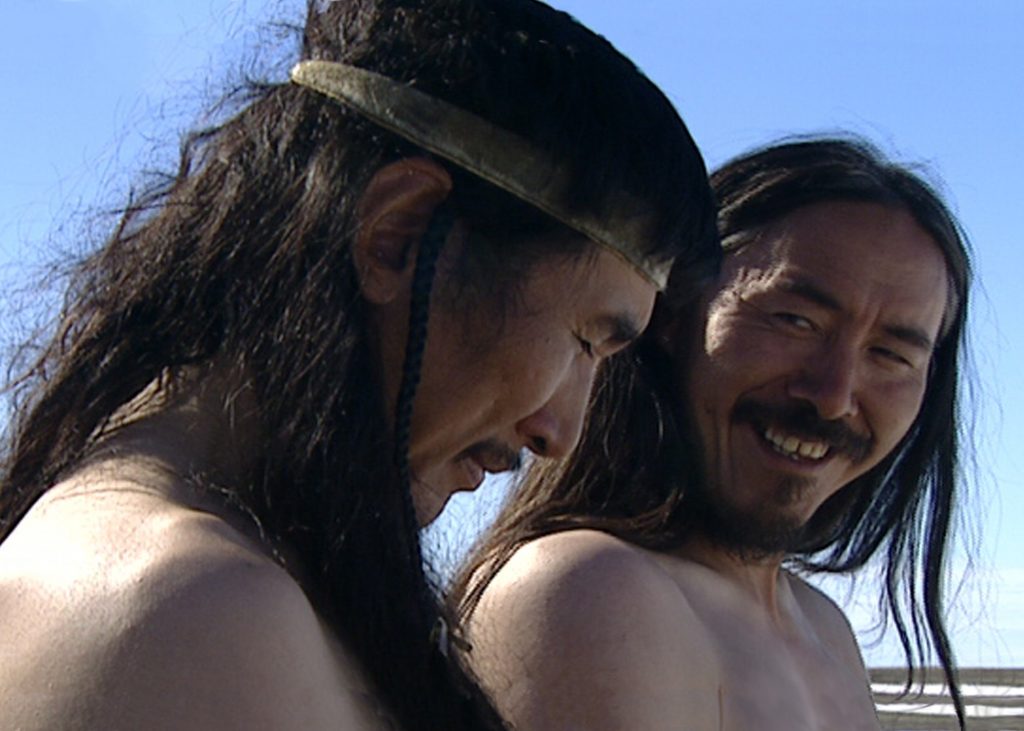 Atanarjuat (Natar Ungalaaq) and Amaqjuaq (Pakak Innukshuk) Photo: IsumaTV