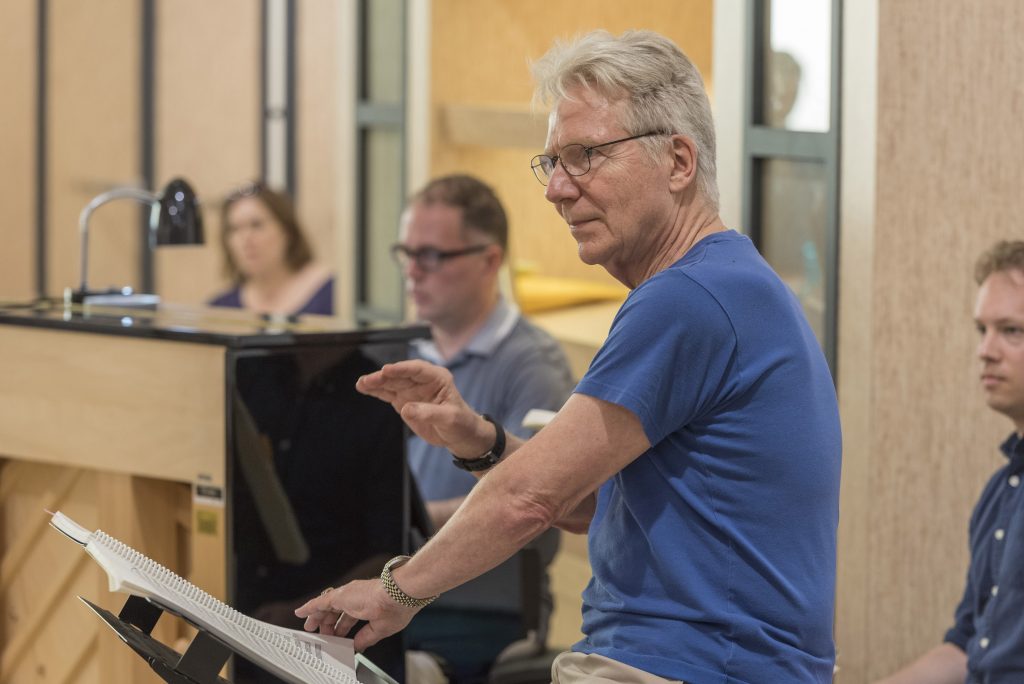 In rehearsal: John Mauceri