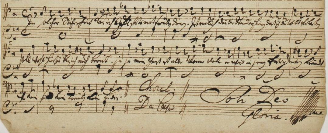 bach original manuscripts