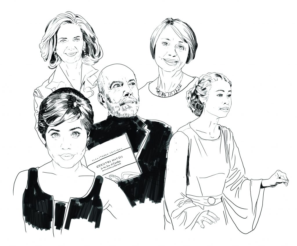 LORNA MACDONALD, HILARY APFELSTADT, ALEXANDRA SMITHER, CHRISTOS HATZIS, CLARISSE TONIGUSSI, ILLUSTRATION : HEFKA, University of Toronto Faculty of Music