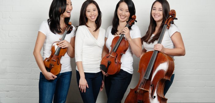 Co-founded in 2006 by violist Sharon Wei and pianist Angela Park, the Ensemble Made In Canada includes Elissa Lee (violin) and Rachel Mercer (cello). Photo: Bo Huang