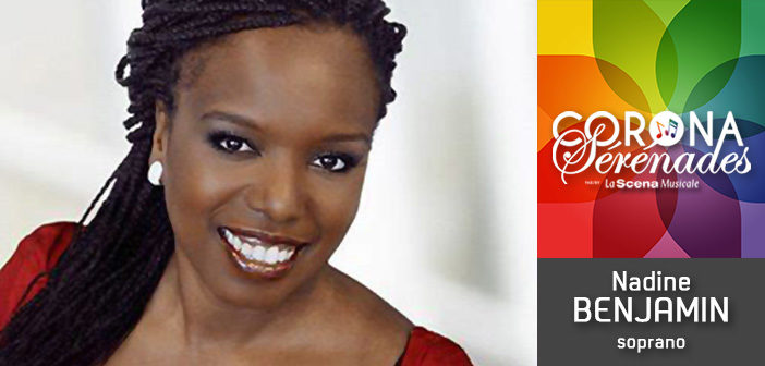 Corona Serenades : Q&A with Nadine Benjamin, soprano ...