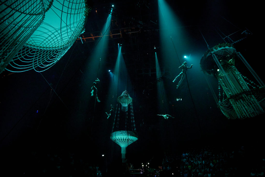 Les acrobates d’Après la nuit en action - Crédit photo : Andrew Miller