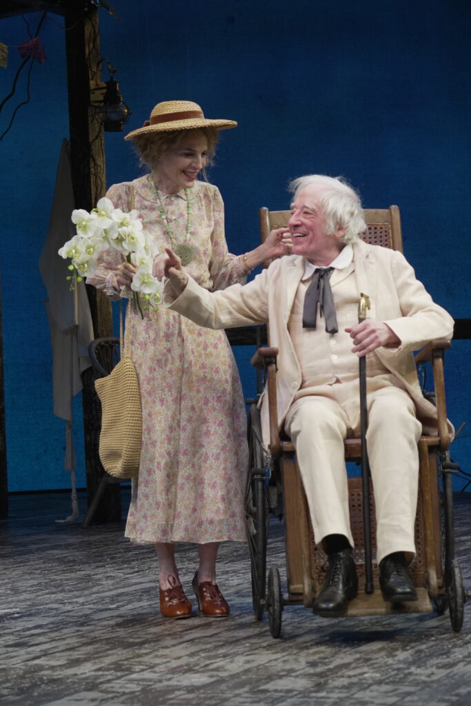 Jean Lichty as Hannah and Austin Pendleton as Nonno. Photo by Jon Marcus