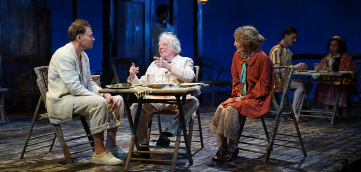 Tim Daly as Rev. Shannon, Austin Pendleton as Nonno and Jean Lichty as Hannah. Photo by Joan Marcus