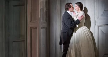 Joel Allison as Masetto and Simone McIntosh as Zerlina in the Canadian Opera Company’s production of Don Giovanni
