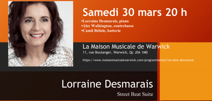 Communiqué | Lorraine Desmarais à CAMMW en mars