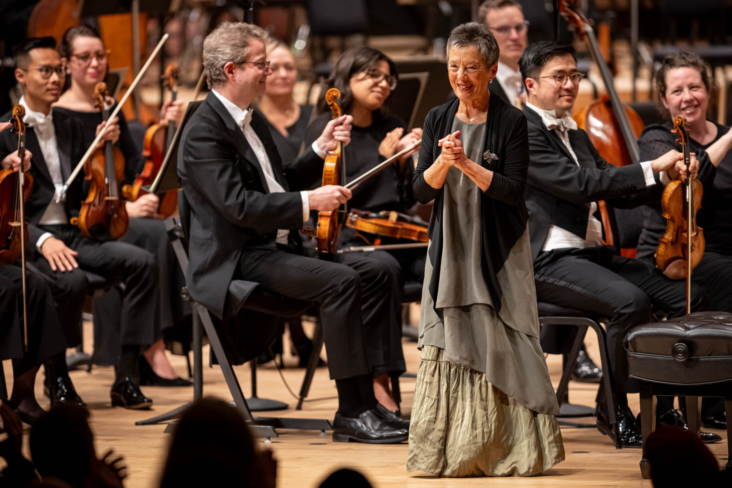 Maria João Pires and the Orchestres symphonique de Montreal, Photo by Antoine Saito