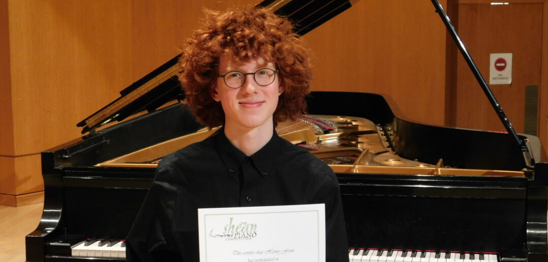 Henry From wins 2024 Shean Piano Competition