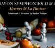 The CD cover of Tafelmusik's Haydn Symphonies 43 & 49: Mercury & La Passione. The cover features a table full of fruit.