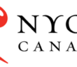 Red NYO logo on white background