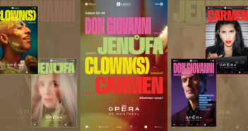 Posters of the 2025 season: Opéra de Montréal