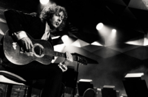 Beck playing guitar