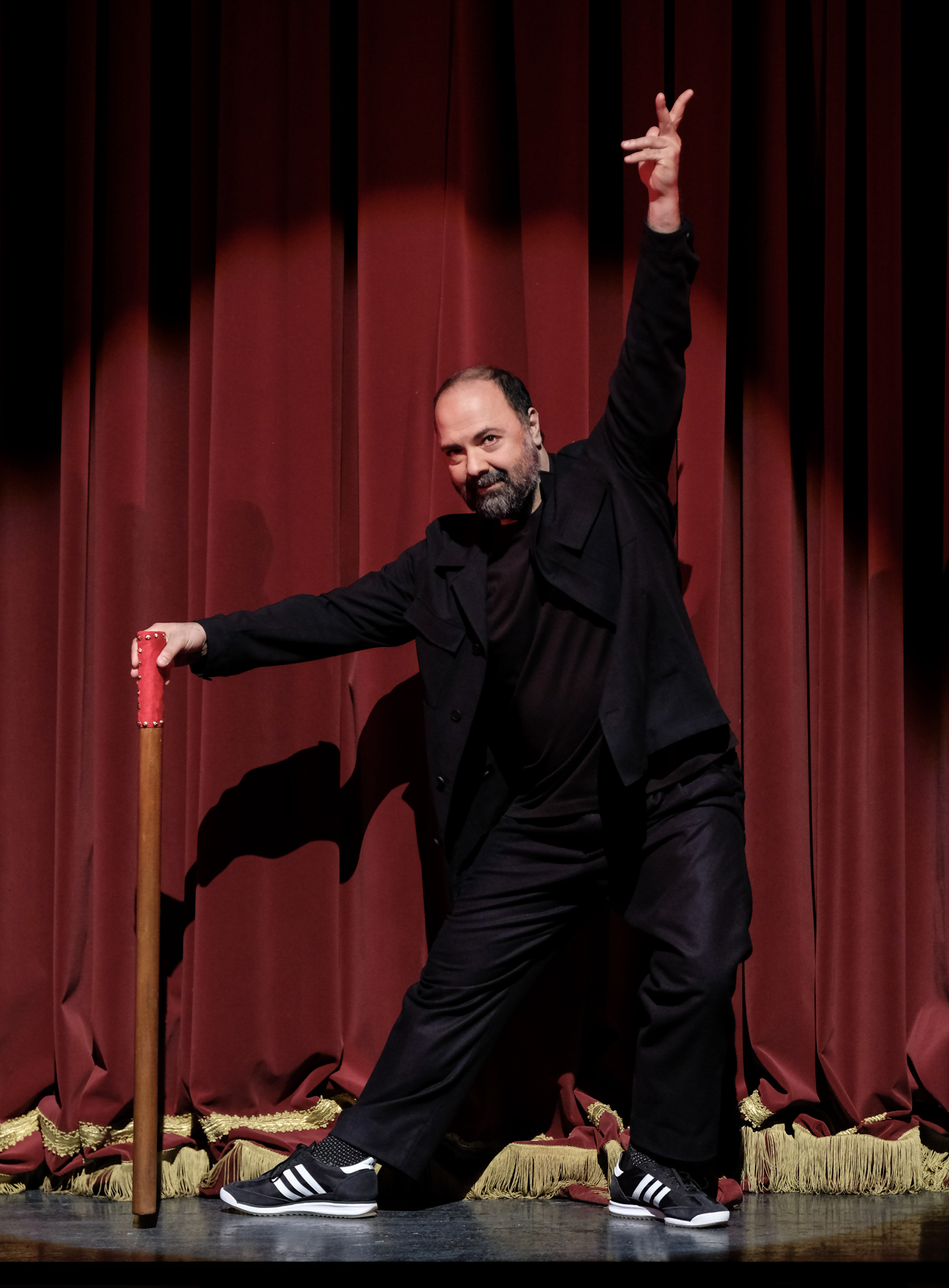 Mani Soleymanlou, brigadier en main. Photo:Yves Renaud