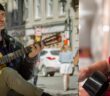 Left: Laurent Fugère by Claude Desrosiers. Right: Dino Spaziani busking in the Montreal Metro by Clayton Kennedy