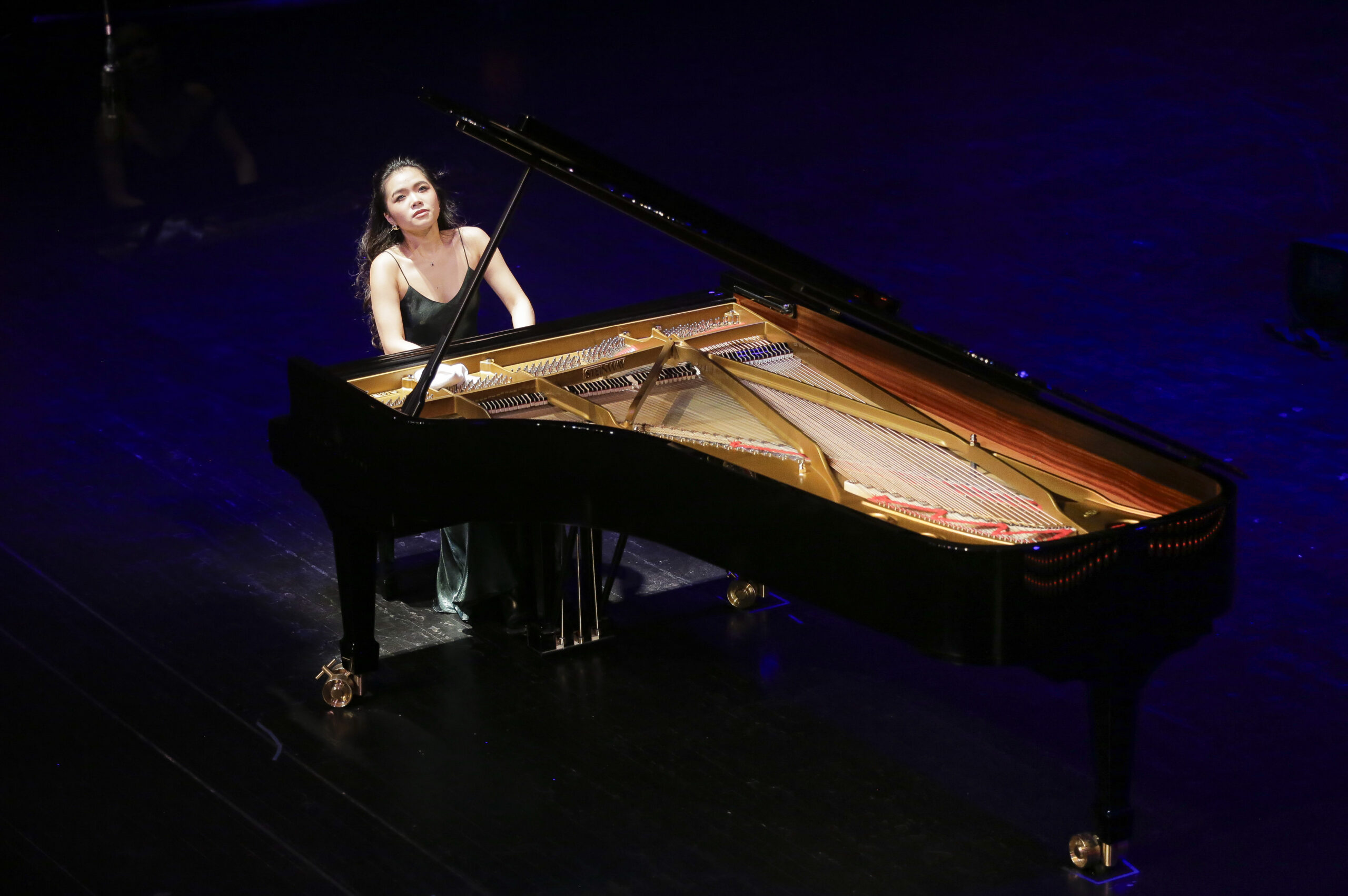 Yanjun Chen in the Semifinal round of the Seventeenth Van Cliburn International Piano Competition.