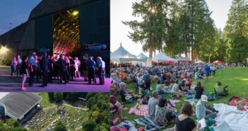 Gambrel Barn at Elora Festival, Prisma Festival Aerial view, Festival de Lanaudière