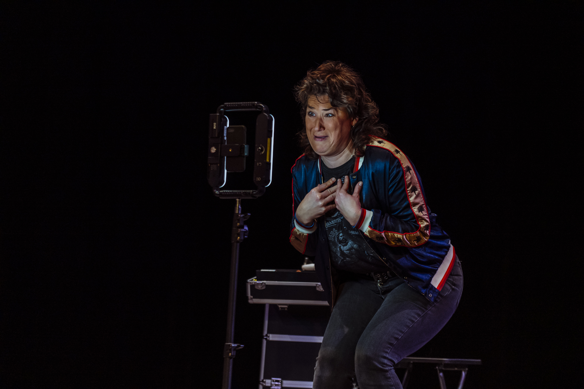 Elisabeth Sirois joue Ève, la rebelle. Crédit photo : Marie-Andrée Lemire.
