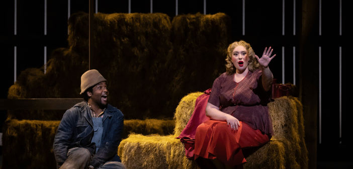 Demetrious Sampson Jr. and Alissa Goretsky in Floyd’s Of Mice and Men