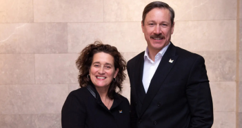 Nathalie Maillé Directrice générale du CAM et Mathieu Bouchard Président
