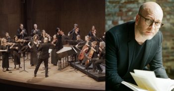 Arion Baroque Orchestra, Photo: Joel Peters and Artistic Director Mathieu Lussier, Photo: Matthew Perrin