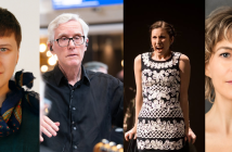 Bronwyn Thies-Thompson, Tim Brady, Sarah Albu et Marie-Annick Béliveau. MARS : Sign of Life sera présenté du 3 au 5 décembre 2026 au Théâtre Centaur. Photo : courtoisie de Bradyworks.