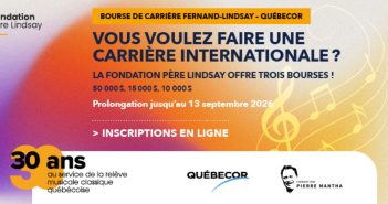 La Fondation Père Lindsay prolonge jusqu’au 13 septembre 2026 la période d’inscription à la Bourse de carrière Fernand-Lindsay – Québecor.